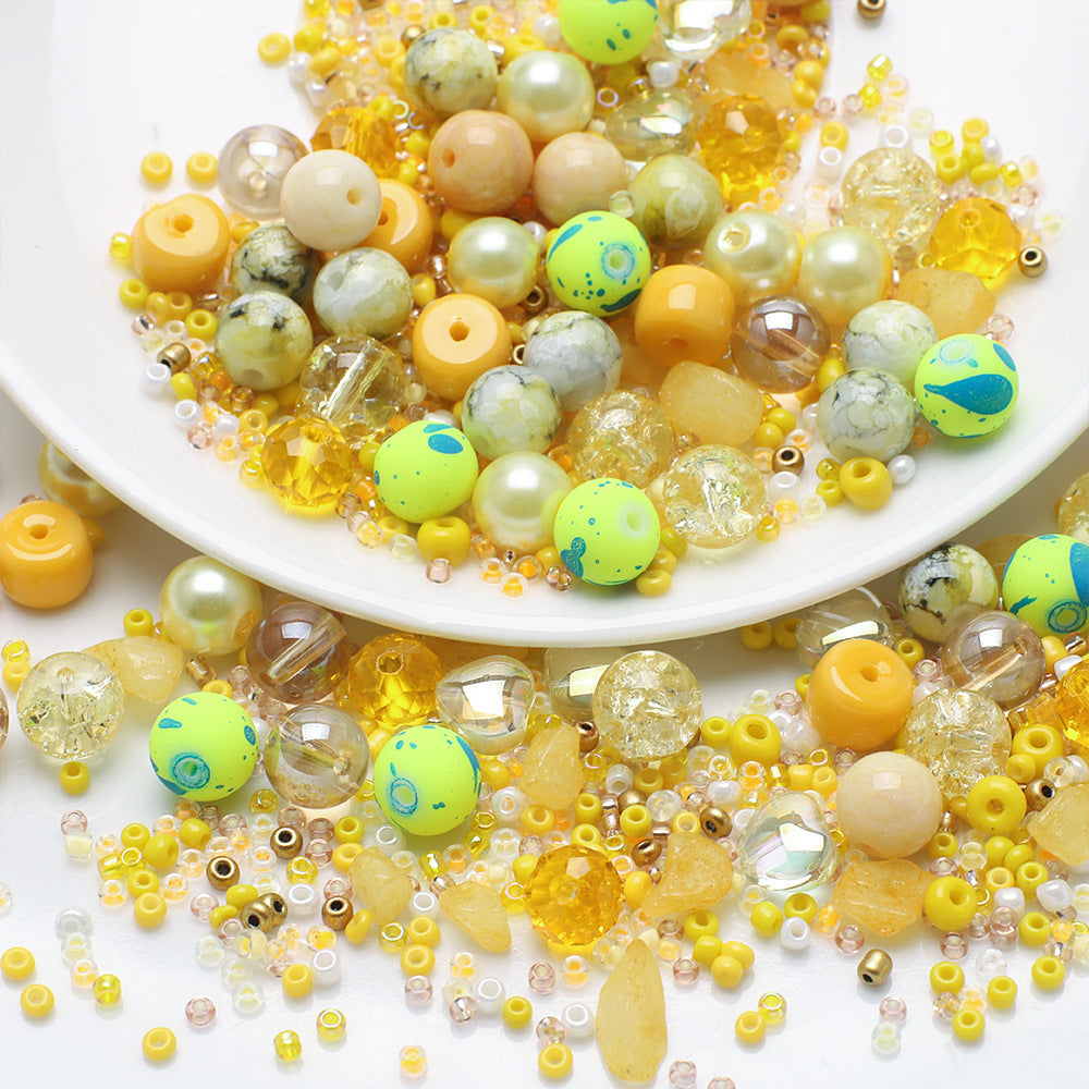 Wholesale 350PCS/Pack Cracked Gravel Glass Beads