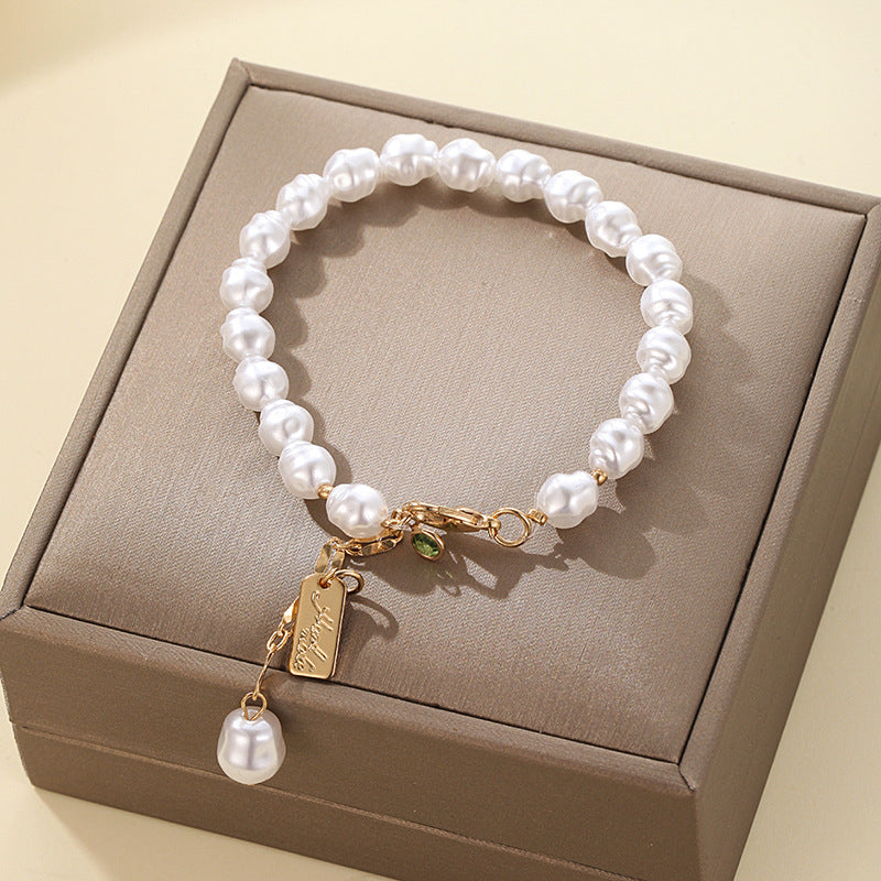 Venta al por mayor Pulsera de aleación de perlas