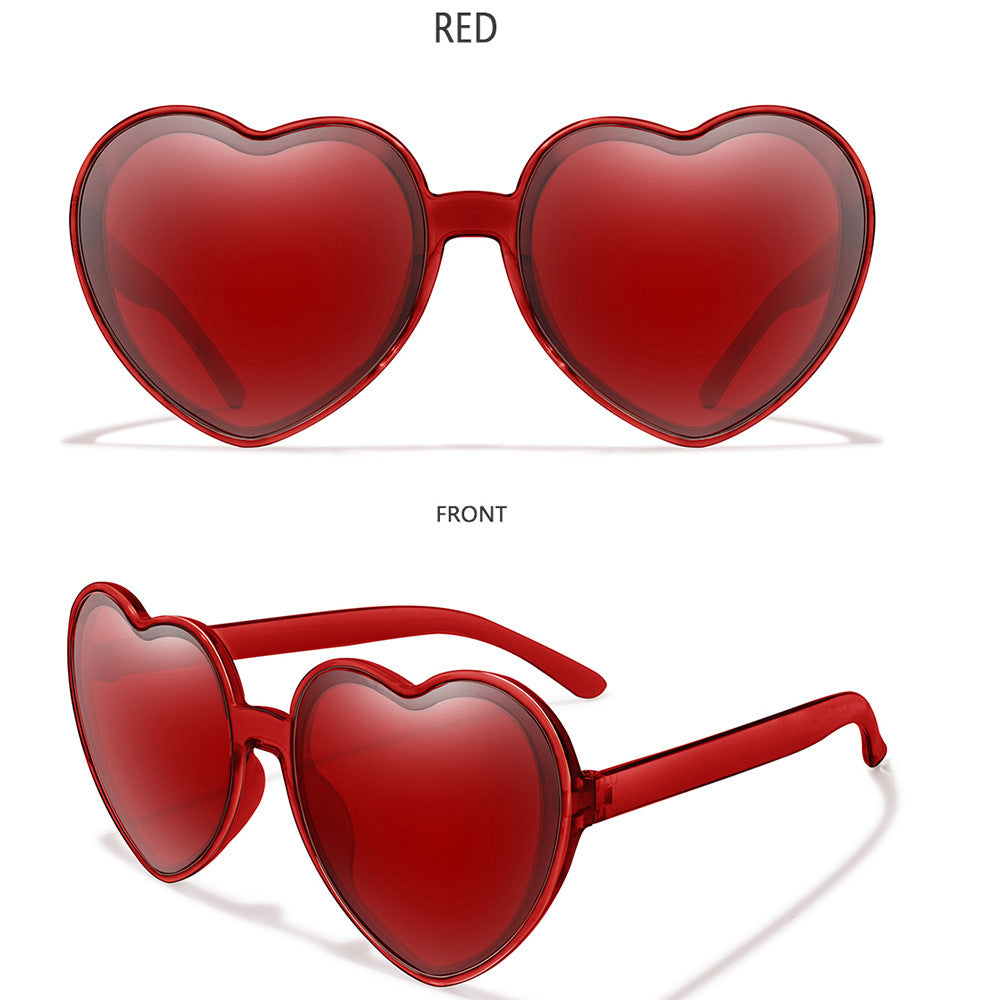 Wholesale Love Dazzling Color Coated Sunglasses 12PCS