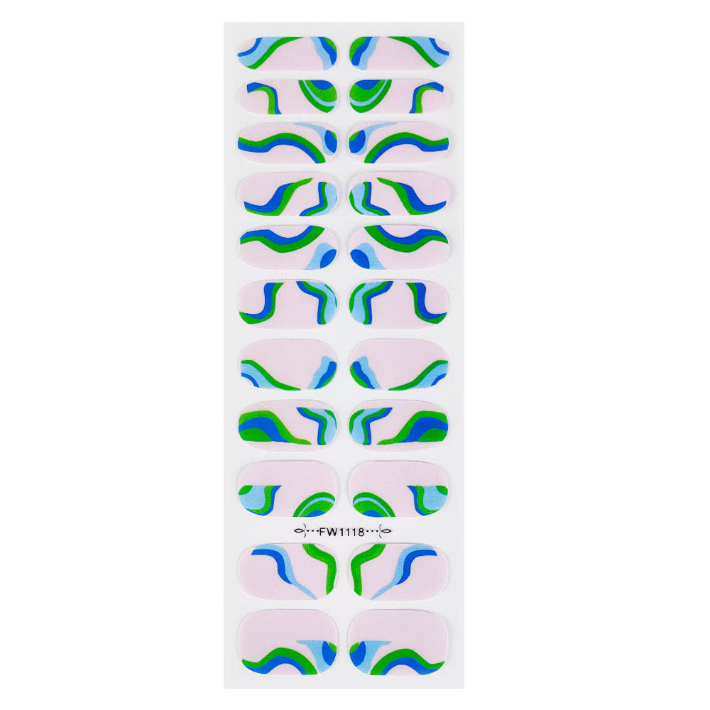 Wholesale Plastic Heart Nail Art Stickers