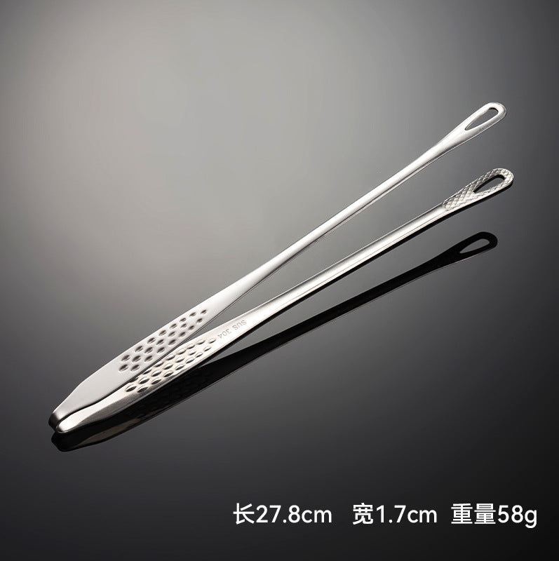 Wholesale Stainless Steel Roast Bread Tongs Kitchenware