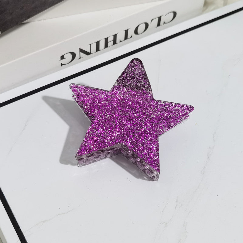 Wholesale Pentagram Acetate Hair Clips