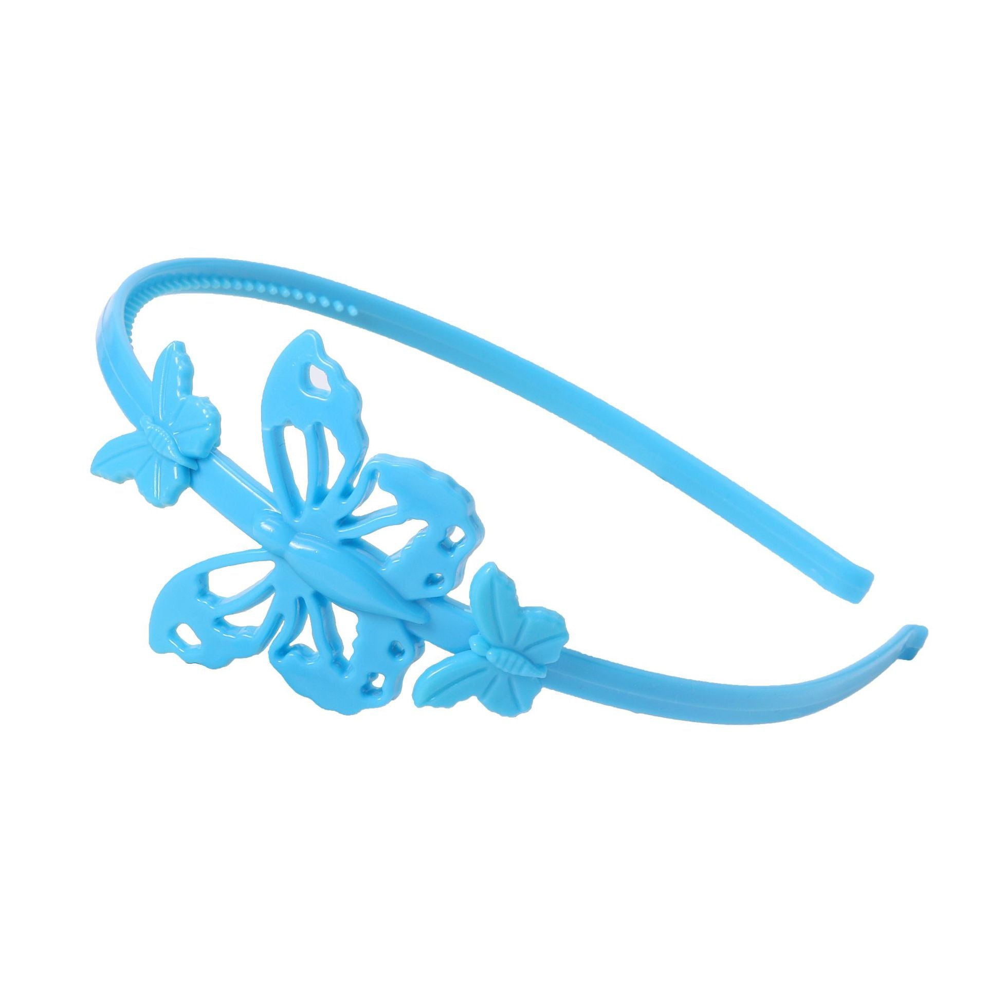 Wholesale Three-dimensional Hollow Butterfly Candy Color Headband