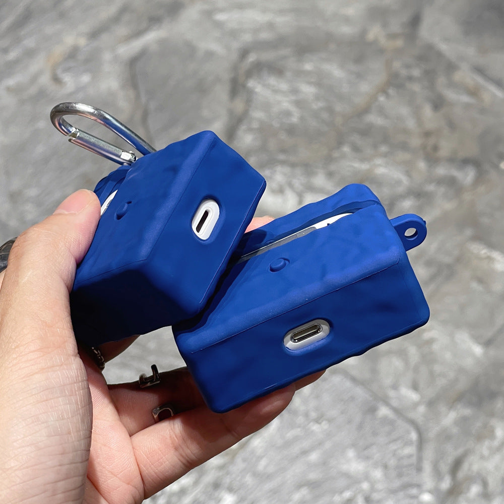 Wholesale Tin Foil Klein Blue Soft TPU Earphone Case
