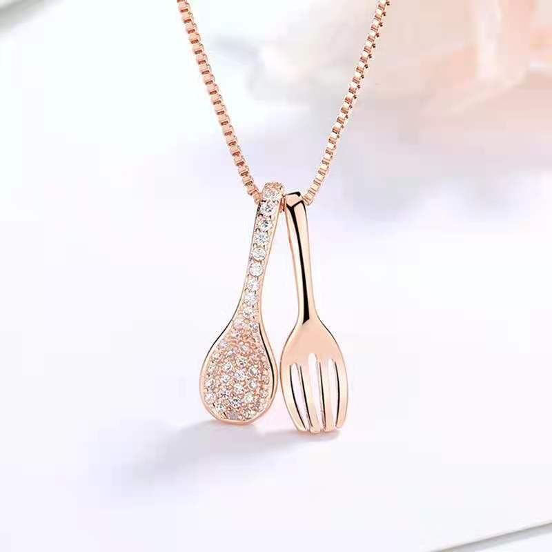 Wholesale Fork Spoon Alloy Necklaces