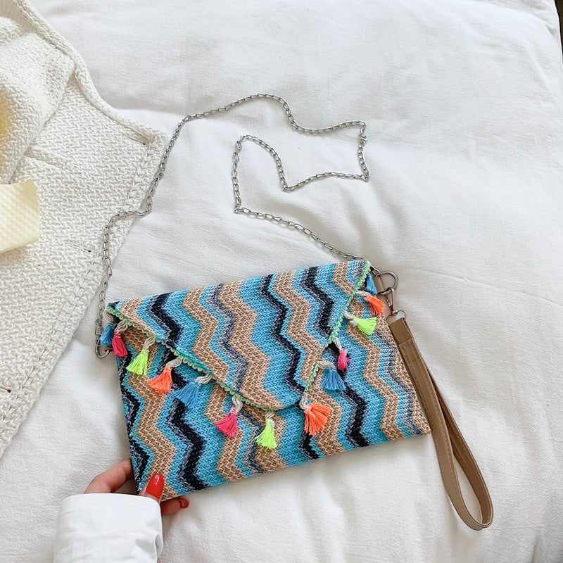 Venta al por mayor Carteras De Borla De Paja