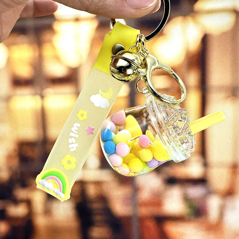 Llaves de plástico de té de leche de color al por mayor de aceite