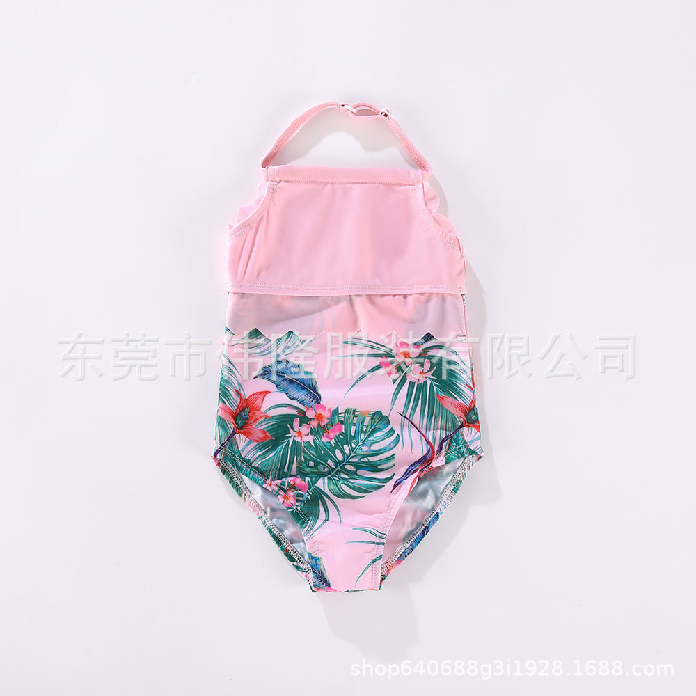 Wholesale Pink Polyester Home Swimwear