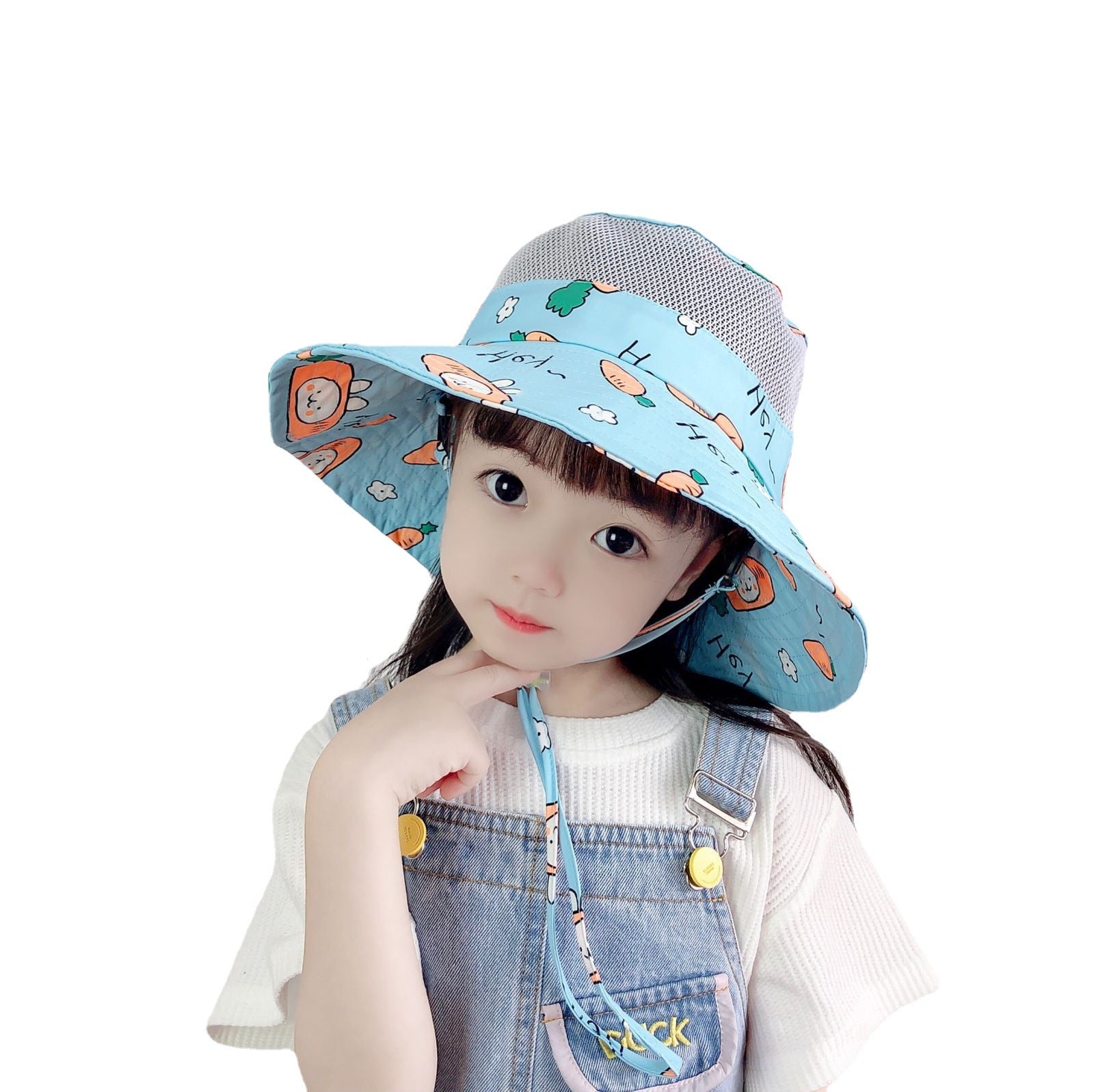 Sombreros de pescadores para niños resistentes al algodón de algodón al por mayor