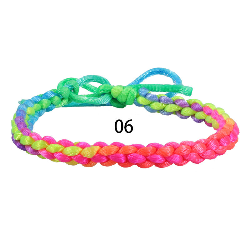 Wholesale Color Thread Hand Made Bracelet