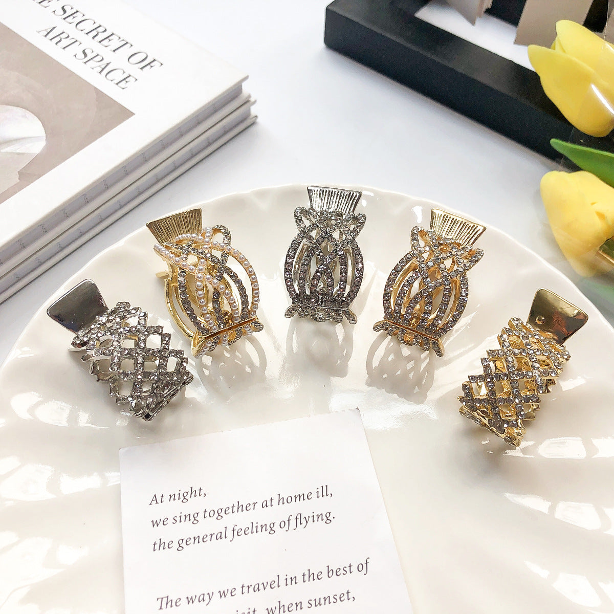 Wholesale High Horsetail Fixed Artifact Metal Hair Clips