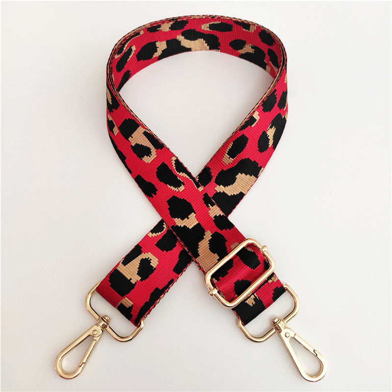 Wholesale Nylon Colorful Leopard Print Adjustable Shoulder Straps