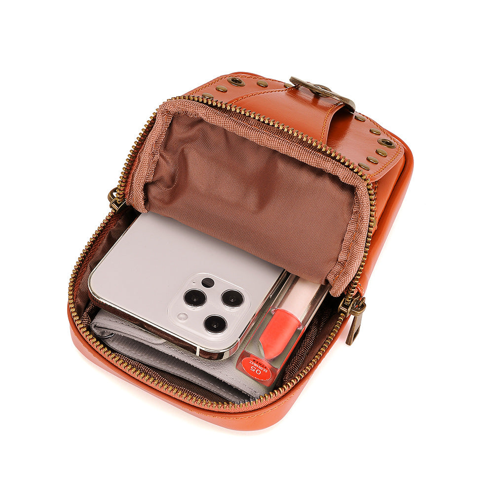 Wholesale new punk biker bag casual shoulder bag PU