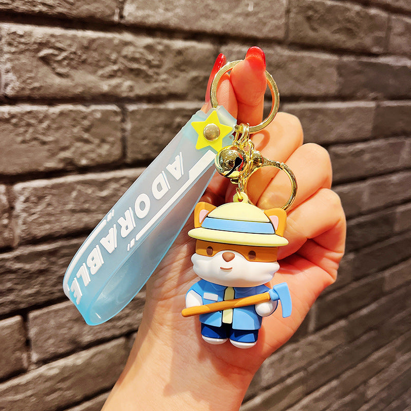 Wholesale Silicone Chaigou Creative Key Chain