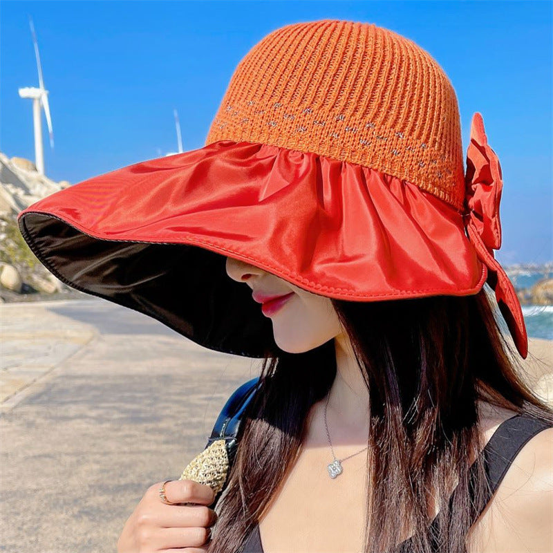 Wholesale Foldable Large Brim Cotton Bucket Hat