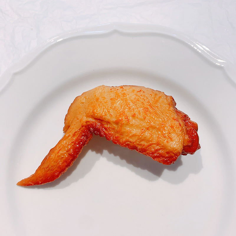 Wholesale Acrylic Imitation Food Play Funny Fried Chicken Leg Hairpin