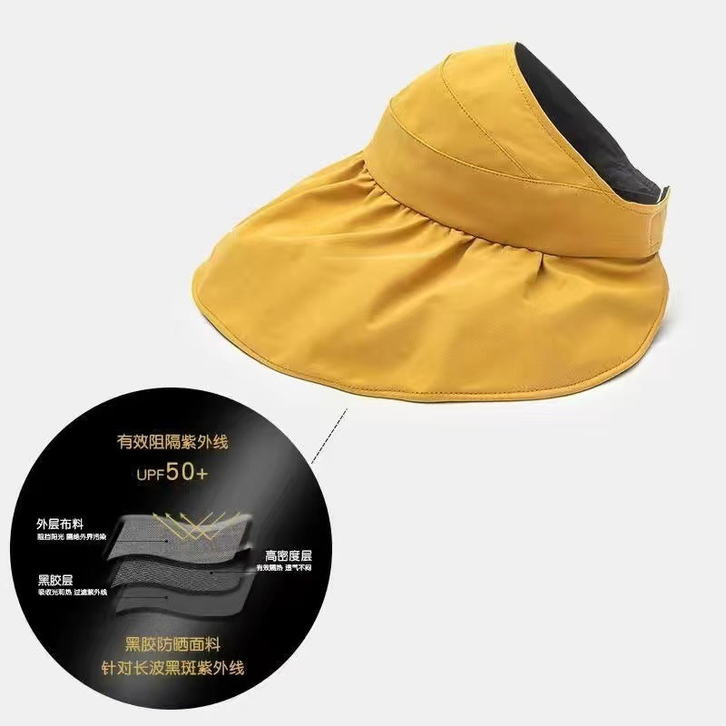 Sombrero de goma negra de poliéster al por mayor