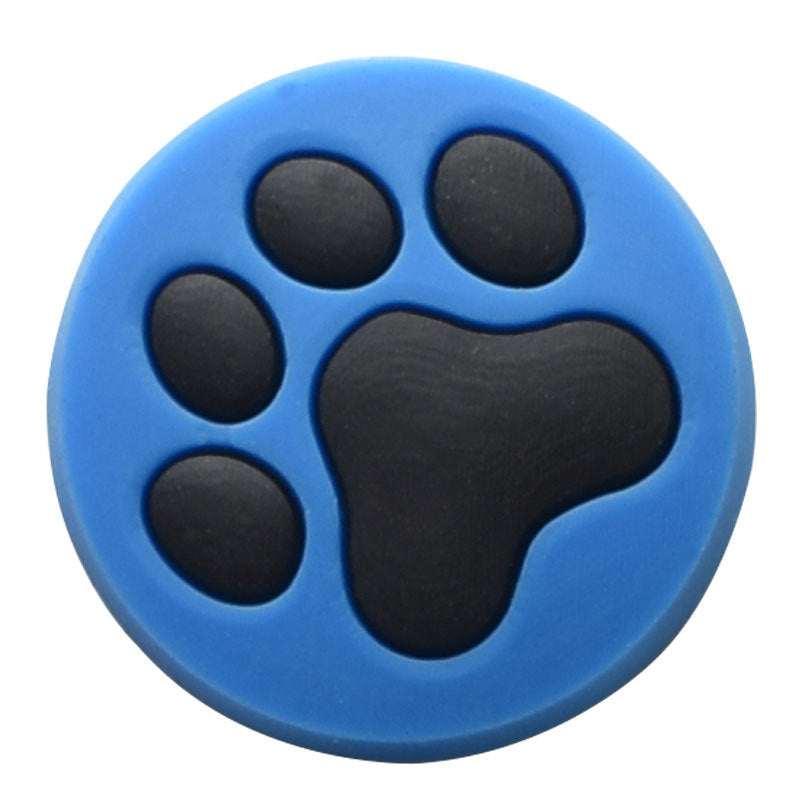 Wholesale 100 PCS PVC Cartoon Paw Print DIY Shoe Buckle