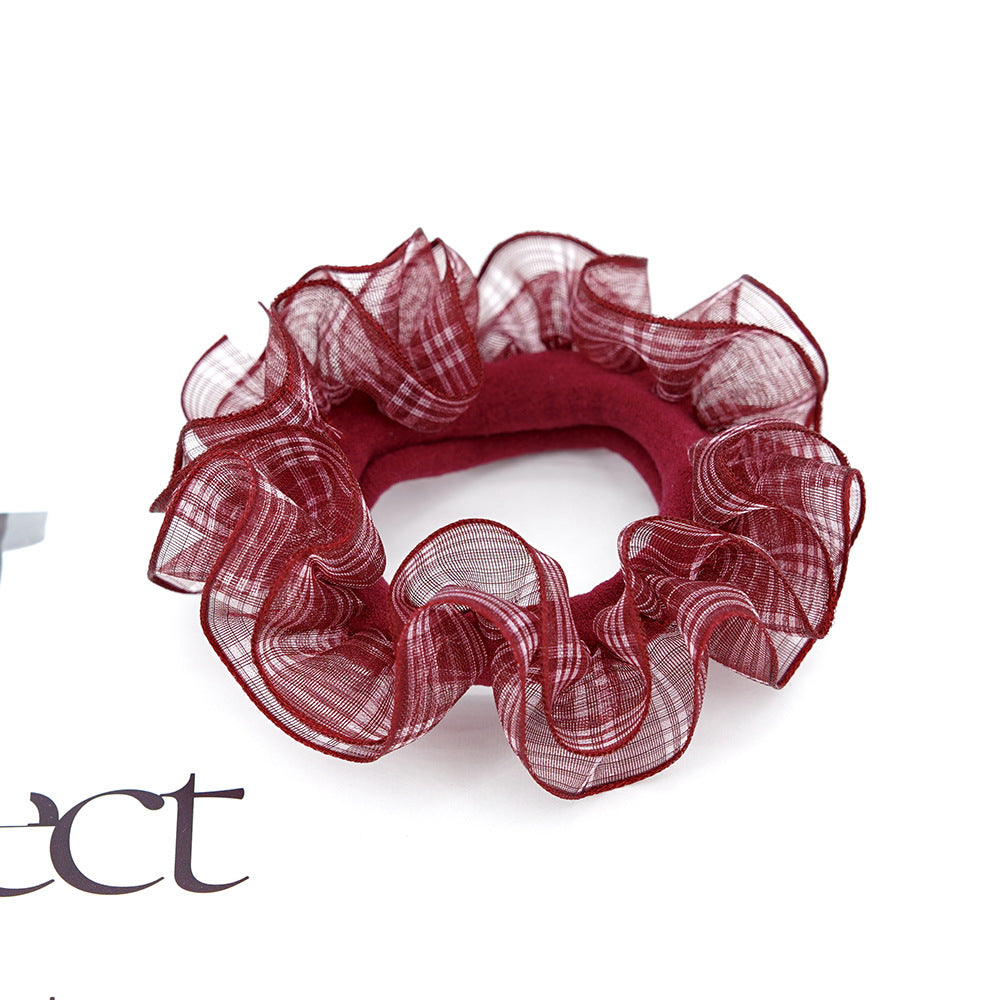 Wholesale Lace Elastic Band Nylon Hair Scrunchies