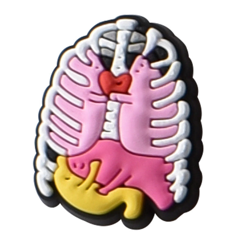 Wholesale 100 PCS PVC Cartoon Doctor Nurse DIY Shoe Buckle