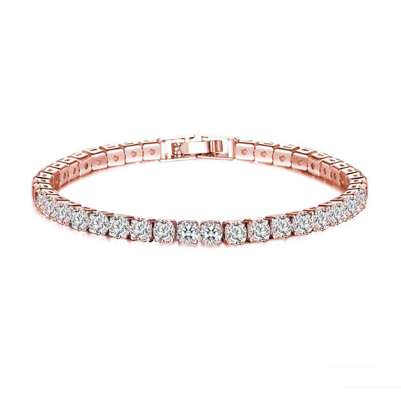 Wholesale Multi Row Full Diamond Zircon Bracelet