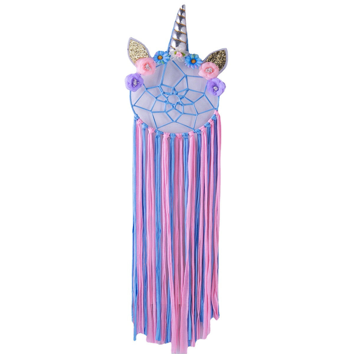 Venta al por mayor Organizador de pinzas de pelo de unicornio con borla de lana