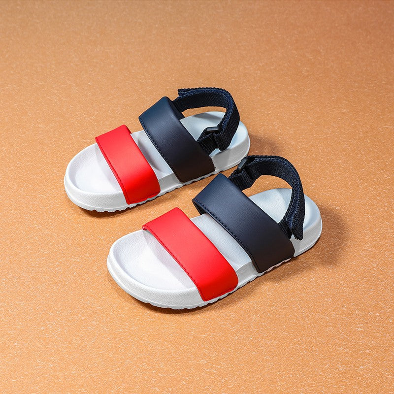 Wholesale PU Non-slip Kids Sports Sandals