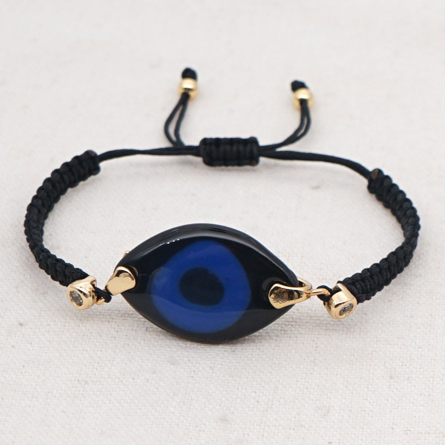 Wholesale Bohemian Ethnic Evil Eye Glass Bracelet