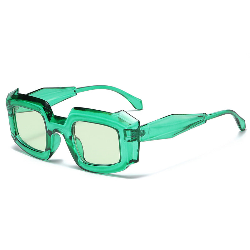 Wholesale PC Men and Women's Same Type of Scientific Polygon Eye Protection Sunglasses