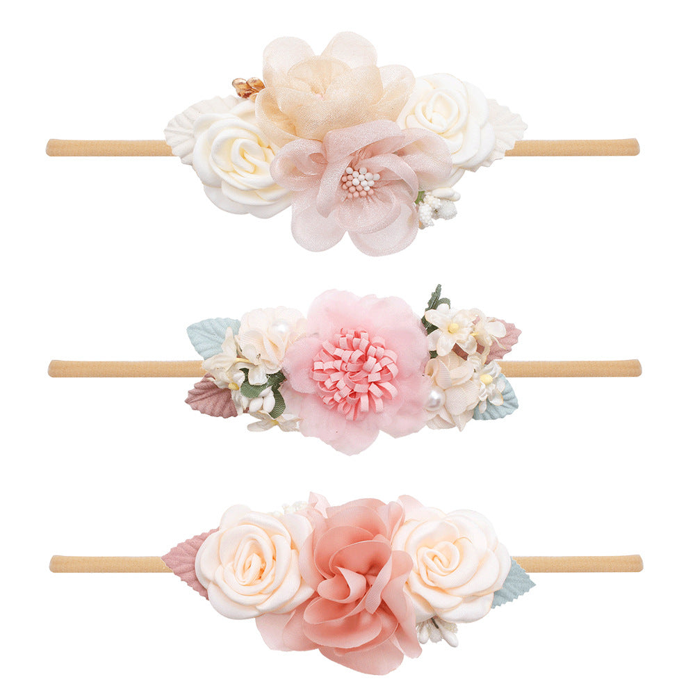 Wholesale Baby Princess Head Flower Headwear