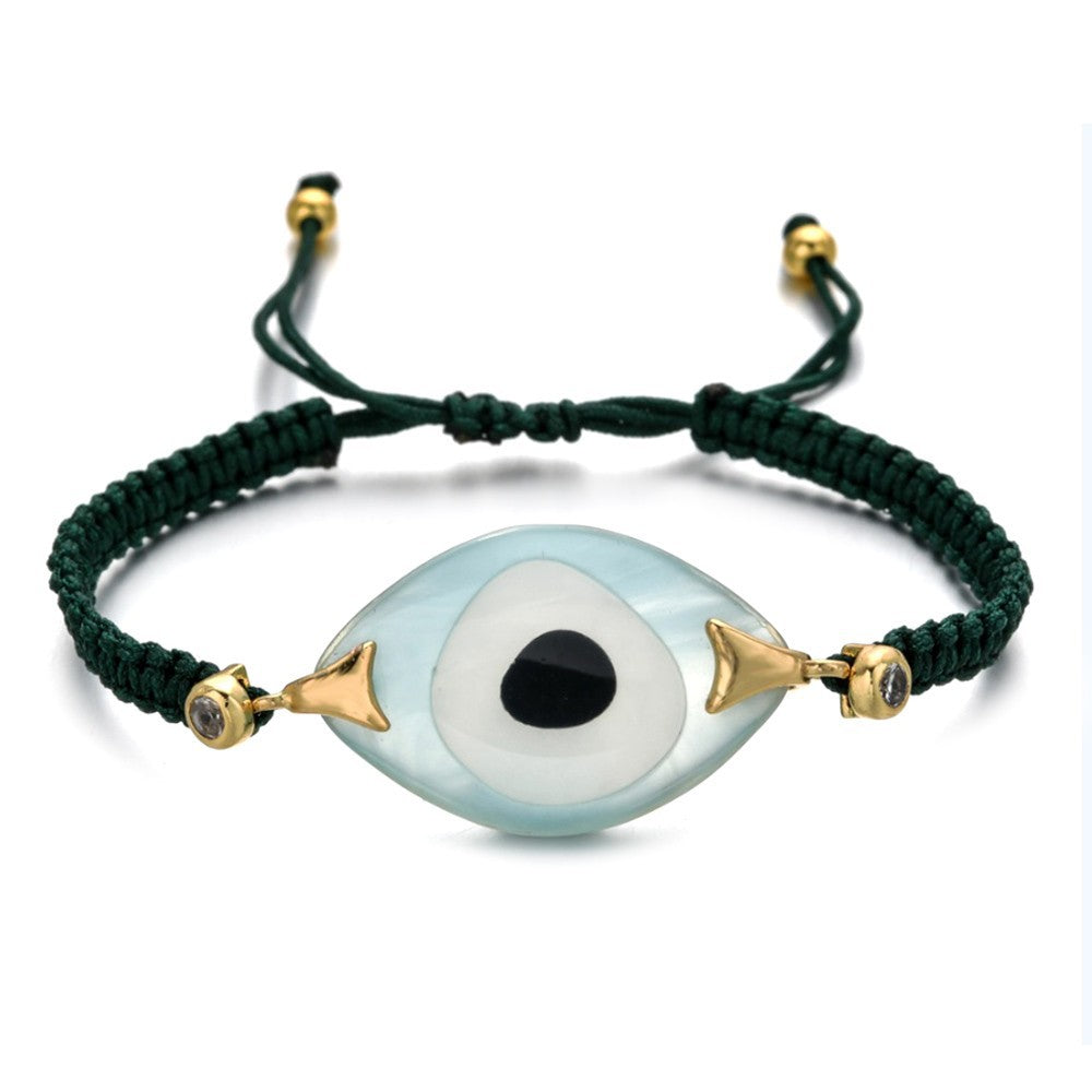 Wholesale Bohemian Ethnic Evil Eye Glass Bracelet