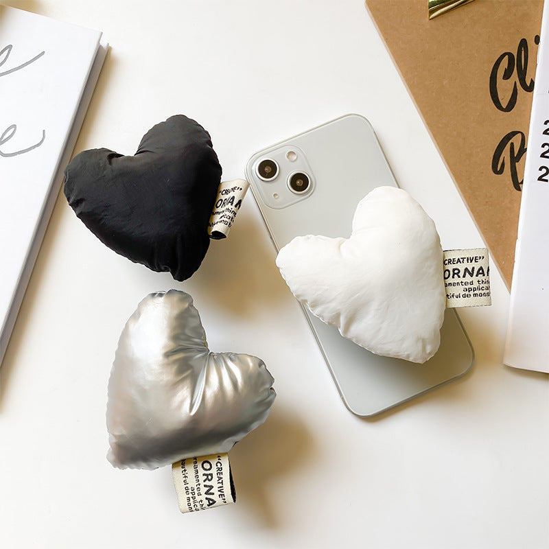 Wholesale Plastic Solid Color Love Three-dimensional Niche Mobile Phone Case