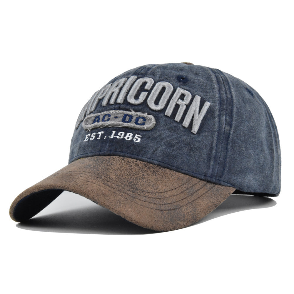 Wholesale CAPRICORN Embroidered Cotton Hat