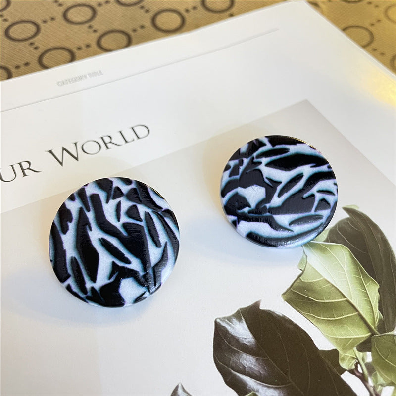 Wholesale Vintage Leopard Acrylic Earrings