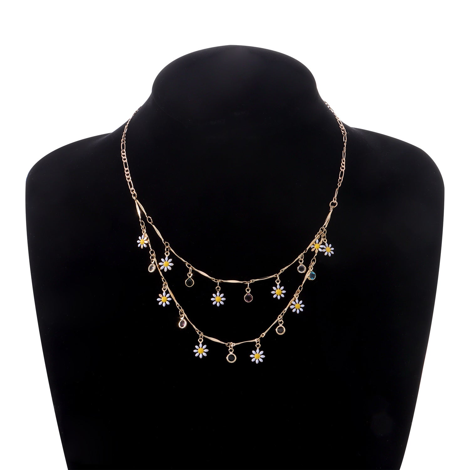 Wholesale Smiley Face Alloy Necklace