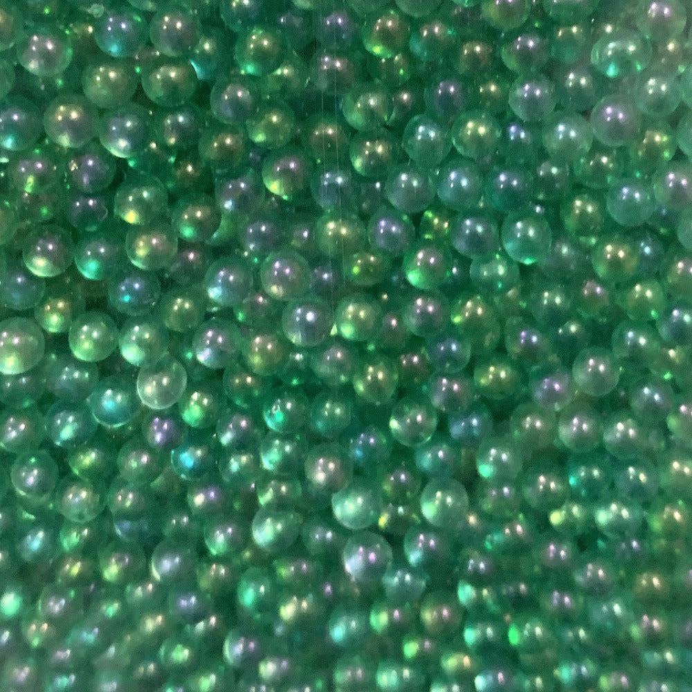 Venta al por mayor 500 g/paquete de perlas de vidrio llenas de color 1-3 MM