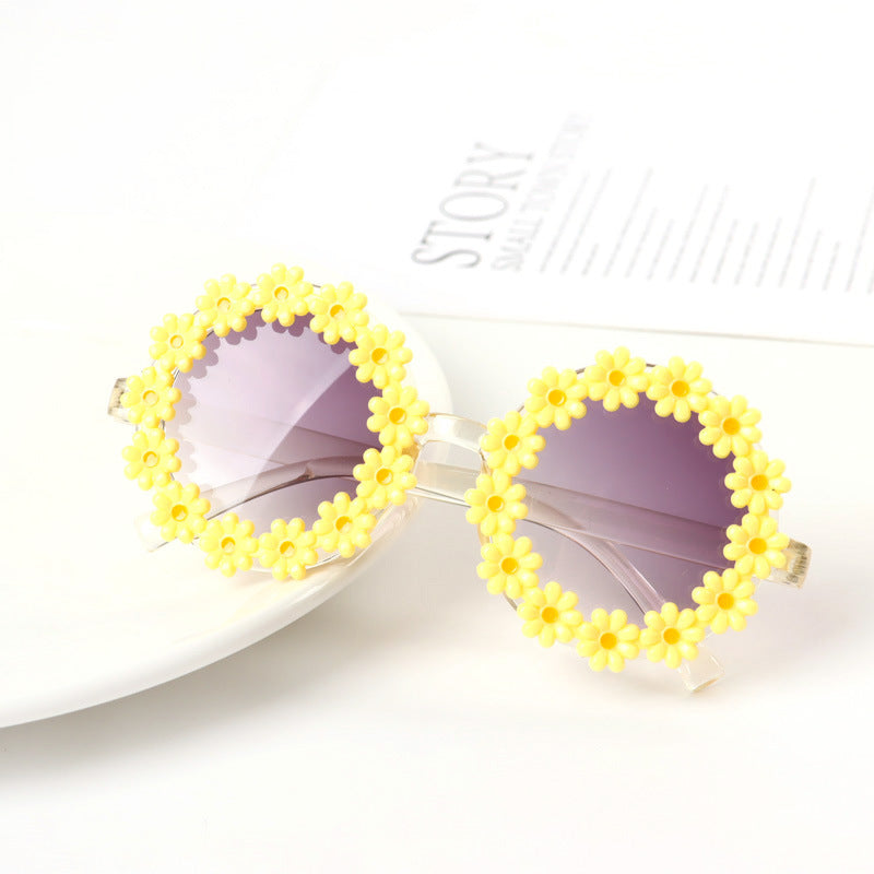 Venta al por mayor Sweet Little Flowers Gafas de sol para niños AC