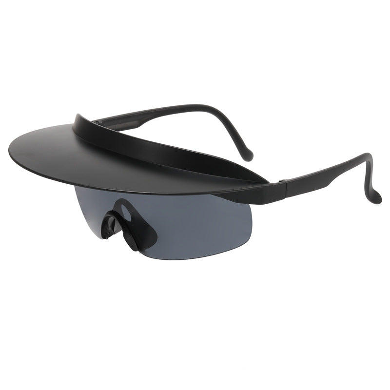 Wholesale PC Frameless One-piece Sunshade Outdoor Cycling Sunglasses