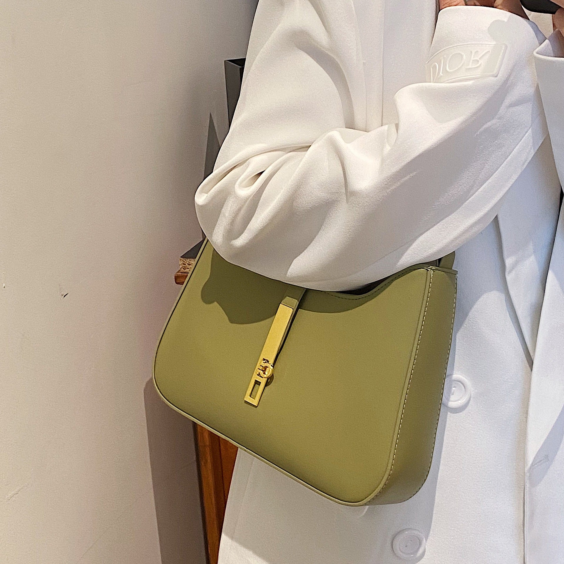 Bolsa de axila de hombro casual al por mayor PU