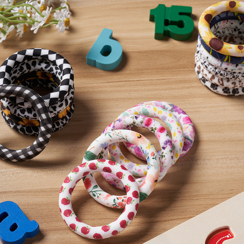 Wholesale 20PCS 65MM Silicone Circular Rings