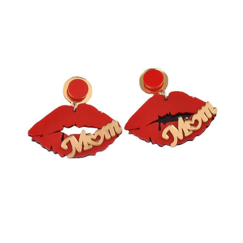 Wholesale Mother's Day Resin Earrings