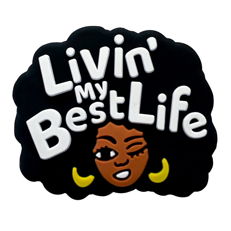 Wholesale of 10PCS/PACK Silicone Beads for Black Girls