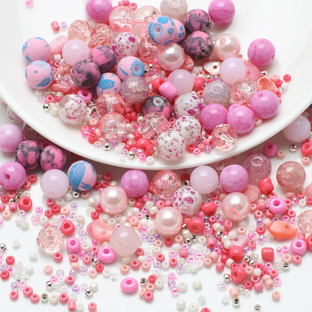 Wholesale 350PCS/Pack Cracked Gravel Glass Beads