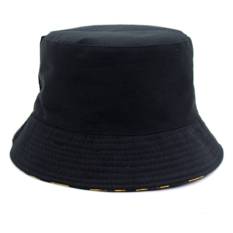 Wholesale Cotton Polyester Sunflower Pattern Reversible Bucket Hat