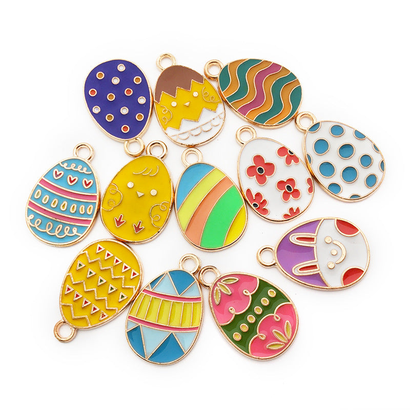 Wholesale Alloy Easter Egg Charm