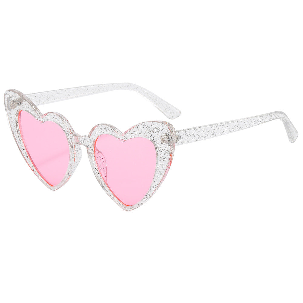 Wholesale PC Transparent Frame Love Sunglasses