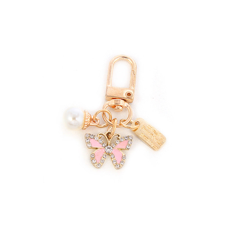 Llavero de mariposa de metal al por mayor