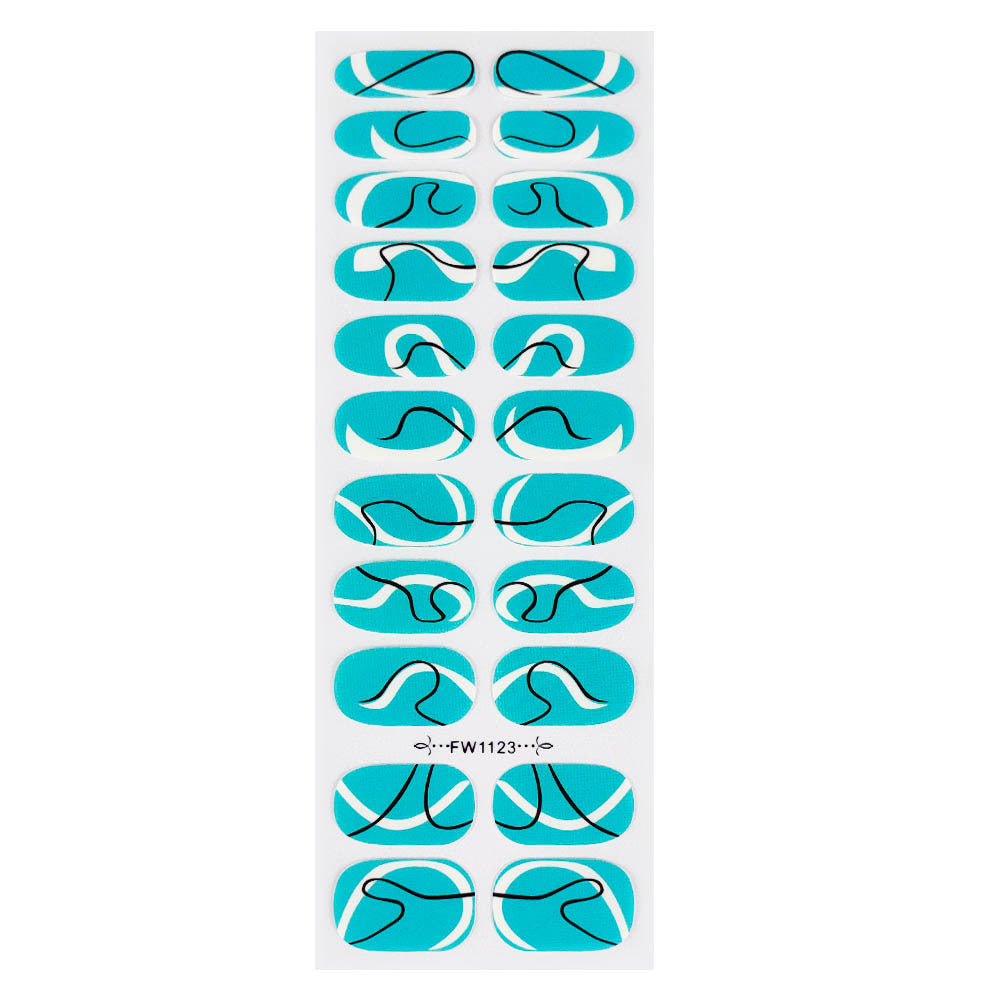 Wholesale Plastic Heart Nail Art Stickers