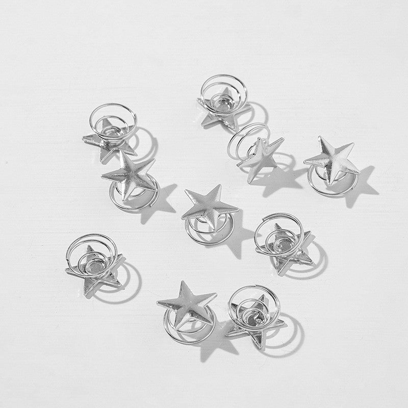 Wholesale Star Metal Hair Clips
