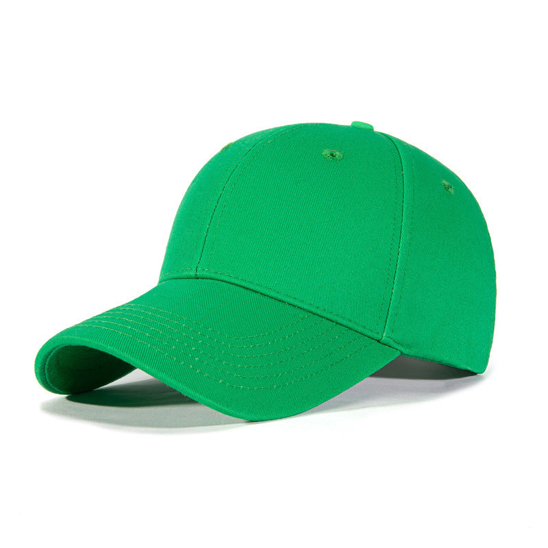 Wholesale Cotton Solid Color Sunshade Duckbill Caps